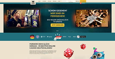Homepage von DrückGlück